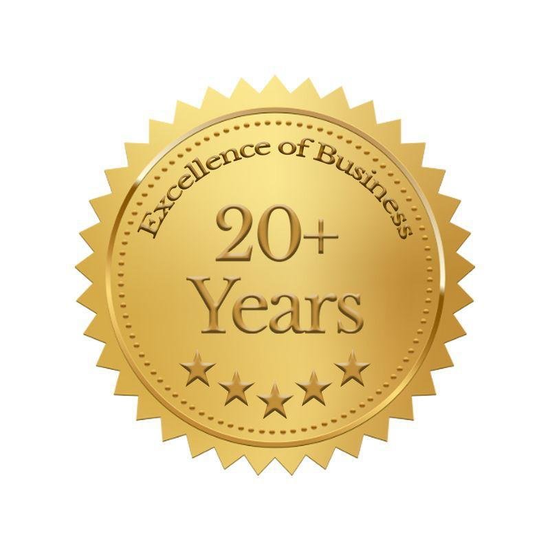 20 years logo